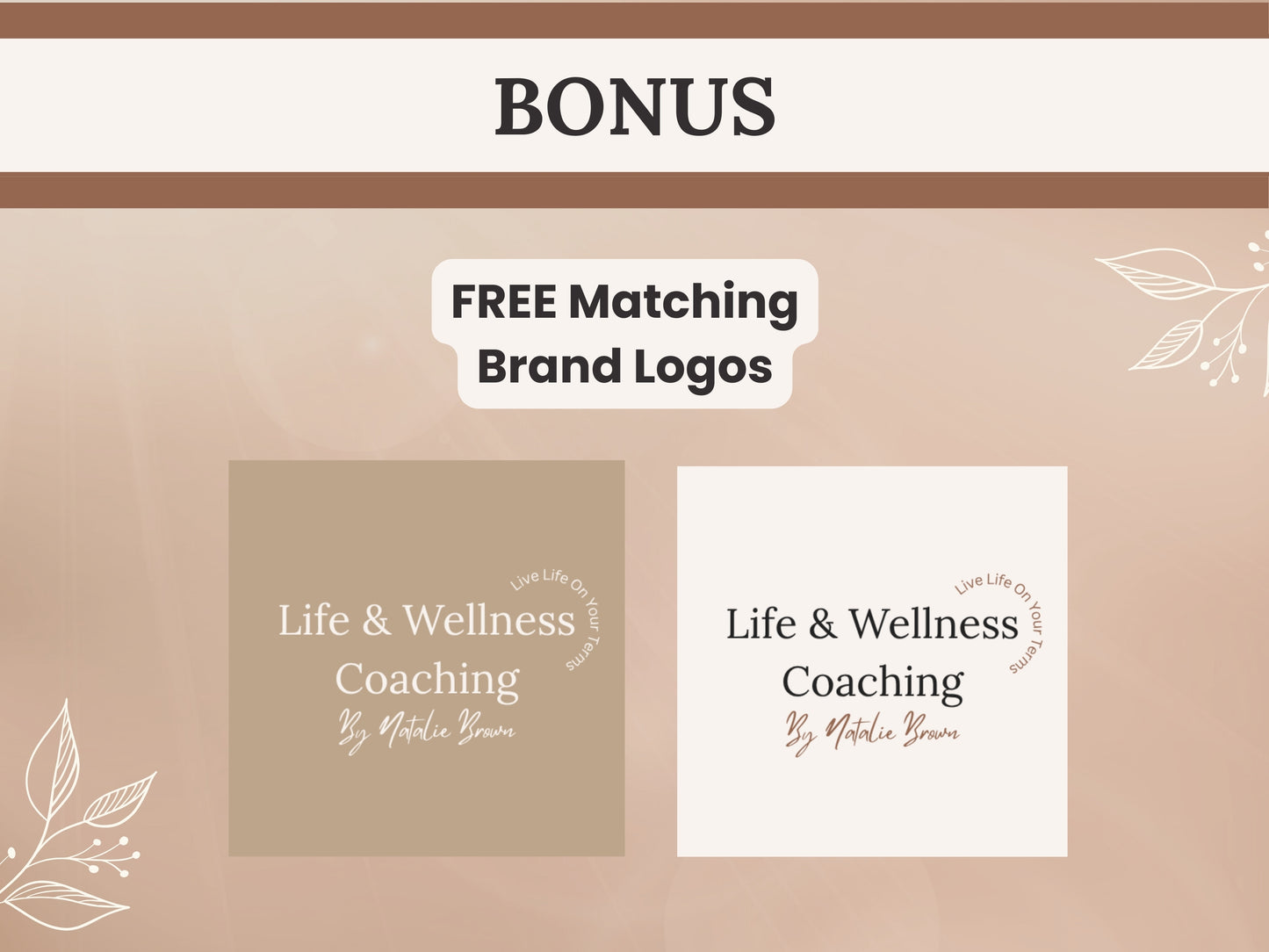 Coach Wix Website Template (Brown)