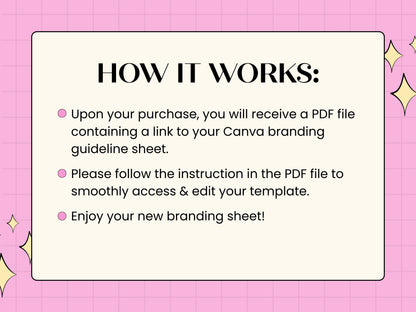 Branding Sheet Canva Template